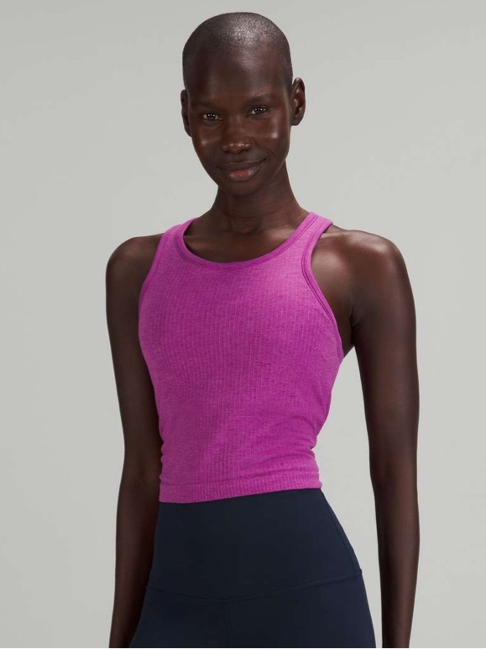 Lululemon Ebb to Street Cropped Racerback Tank Top Size 10